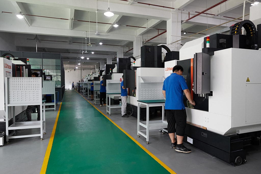 3 axis,4 axis, and 5 axis CNC Machining workshop of Precision Machining 